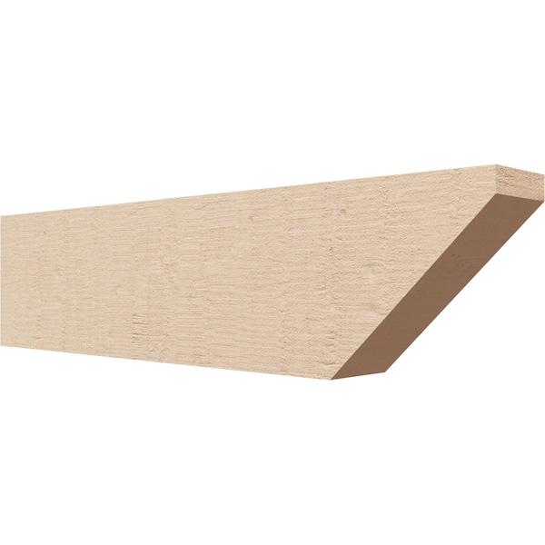 Ekena Millwork 4in. W x 8in. H x 32in. L Concord Woodgrain TimberThane Rafter Tail, Primed Tan RFTUR04X08X32CONRCPR - main